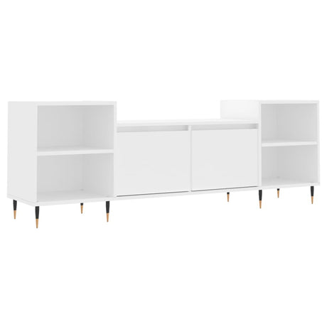 Vidaxl tv-meubel 160x35x55 cm bewerkt hout wit