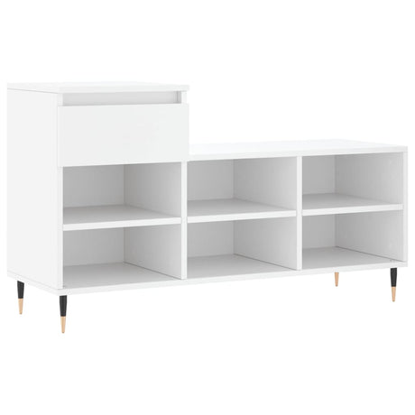 Vidaxx skoskab 102x36x60 cm konstrueret træ hvid