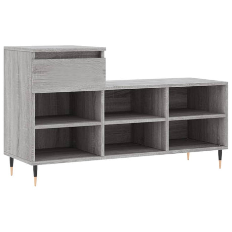 VidaXL skoskab 102x36x60 cm konstrueret træ sonoma grå