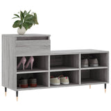 VidaXL skoskab 102x36x60 cm konstrueret træ sonoma grå