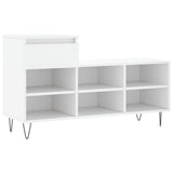 Vidaxx skoskab 102x36x60 cm konstrueret træ hvid