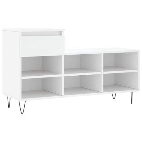 Vidaxx skoskab 102x36x60 cm konstrueret træ hvid