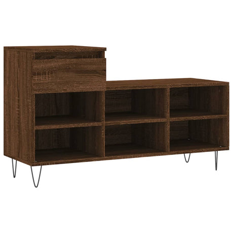 Vidaxx skoskab 102x36x60 cm færdig træbrun eg farve