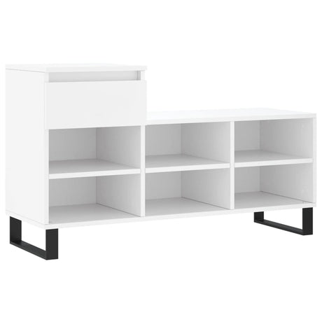 Vidaxx skoskab 102x36x60 cm konstrueret træ hvid