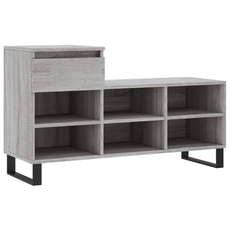 VidaXL skoskab 102x36x60 cm konstrueret træ sonoma grå