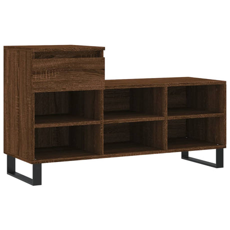 Vidaxx skoskab 102x36x60 cm færdig træbrun eg farve