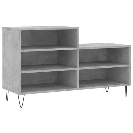Vidaxx skoskab 102x36x60 cm konstrueret træ betongrå