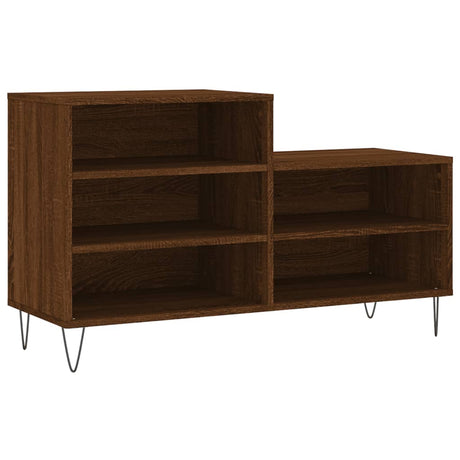 Vidaxx skoskab 102x36x60 cm færdig træbrun eg farve