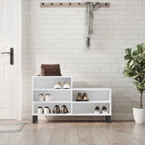 Vidaxx skoskab 102x36x60 cm konstrueret træ hvid