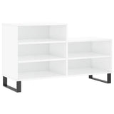 Vidaxx skoskab 102x36x60 cm færdigt træ højglans hvid