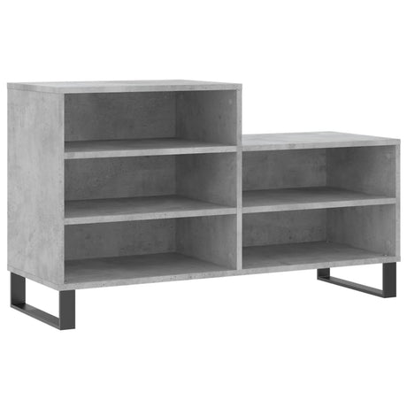 Vidaxx skoskab 102x36x60 cm konstrueret træ betongrå