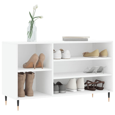 Vidaxx skoskab 102x36x60 cm konstrueret træ hvid