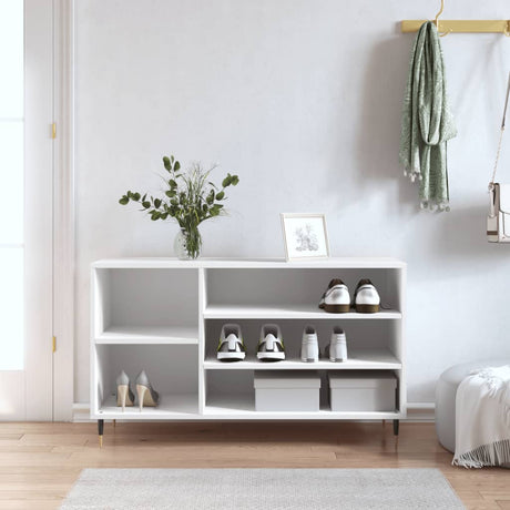 Vidaxx skoskab 102x36x60 cm konstrueret træ hvid
