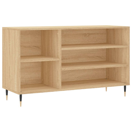 VidaXL skoskab 102x36x60 cm konstrueret træ sonoma eg