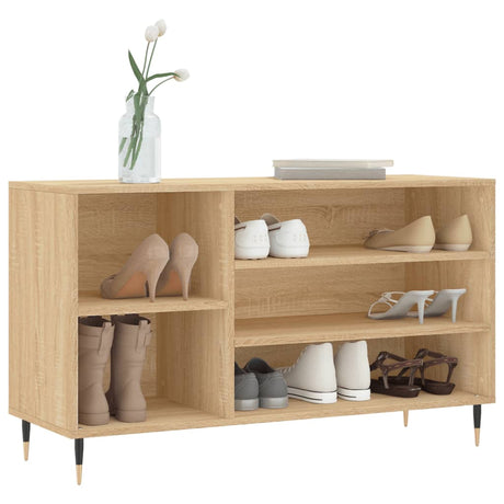 VidaXL skoskab 102x36x60 cm konstrueret træ sonoma eg