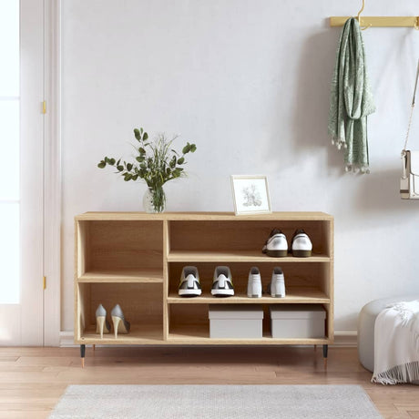 VidaXL skoskab 102x36x60 cm konstrueret træ sonoma eg