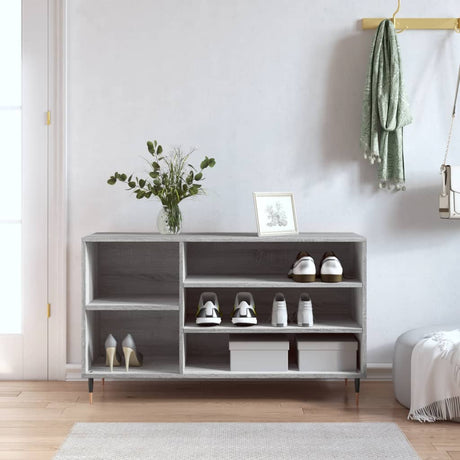 VidaXL skoskab 102x36x60 cm konstrueret træ sonoma grå