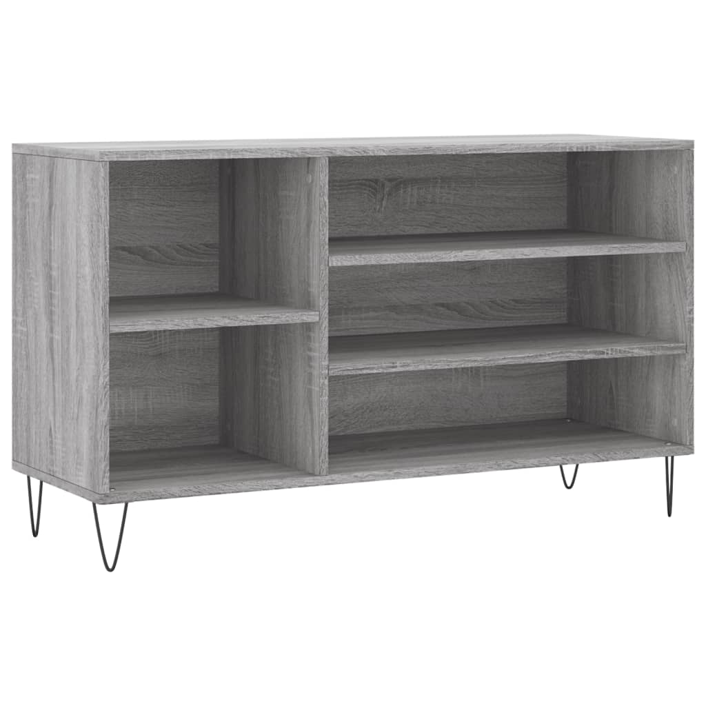 VidaXL skoskab 102x36x60 cm konstrueret træ sonoma grå