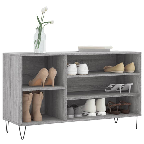 VidaXL skoskab 102x36x60 cm konstrueret træ sonoma grå