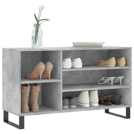 Vidaxx skoskab 102x36x60 cm konstrueret træ betongrå