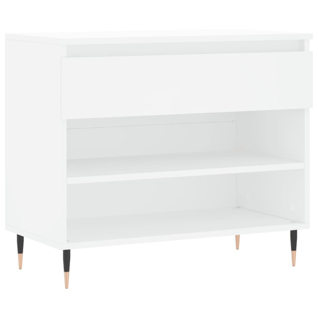 Vidaxx skoskab 70x36x60 cm konstrueret træ hvid