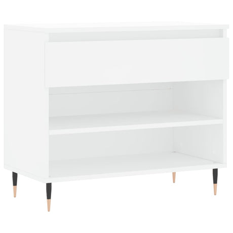 Vidaxx skoskab 70x36x60 cm konstrueret træ hvid