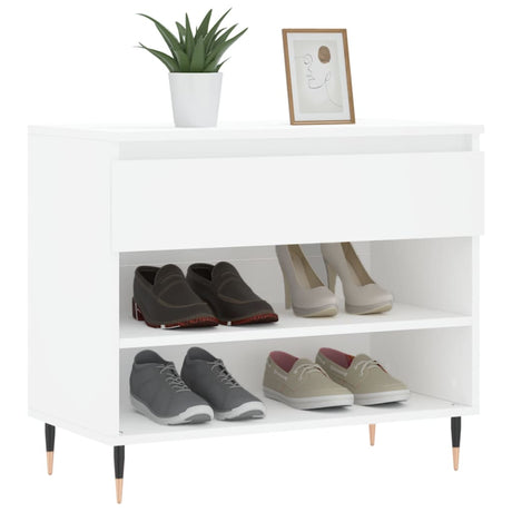 Vidaxx skoskab 70x36x60 cm konstrueret træ hvid