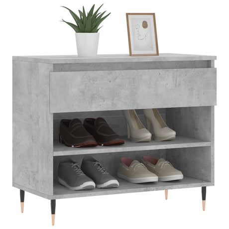 Vidaxx skoskab 70x36x60 cm konstrueret træ betongrå