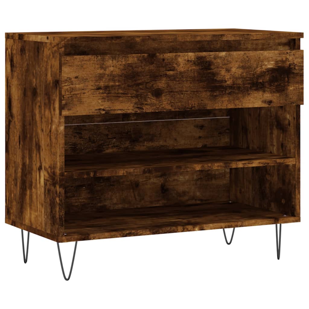 Vidaxx skoskab 70x36x60 cm forarbejdet træ, røget eg
