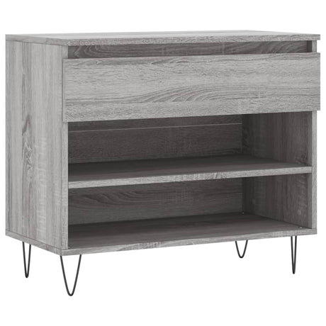 VidaXL skoskab 70x36x60 cm konstrueret træ sonoma grå
