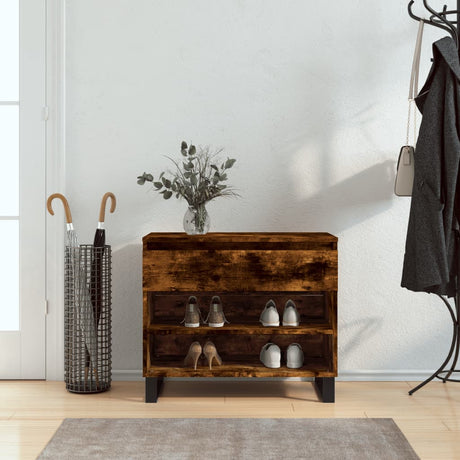 Vidaxx skoskab 70x36x60 cm forarbejdet træ, røget eg