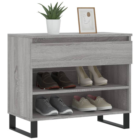 VidaXL skoskab 70x36x60 cm konstrueret træ sonoma grå