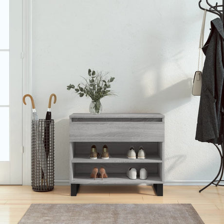 VidaXL skoskab 70x36x60 cm konstrueret træ sonoma grå