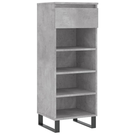 Vidaxx skoskab 40x36x105 cm konstrueret træ betongrå