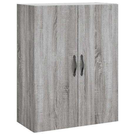 Vidaxl wandkast 69,5x34x90 cm bewerkt hout grijs sonoma eikenkleurig