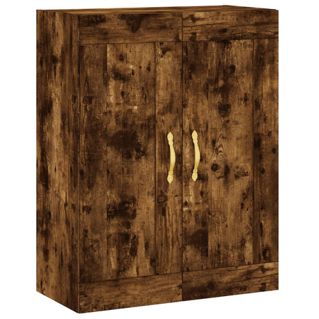 Vidaxl wandkast 69,5x34x90 cm bewerkt hout gerookt eikenkleurig