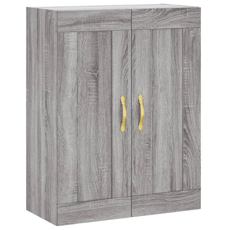 Vidaxl wandkast 69,5x34x90 cm bewerkt hout grijs sonoma eikenkleurig