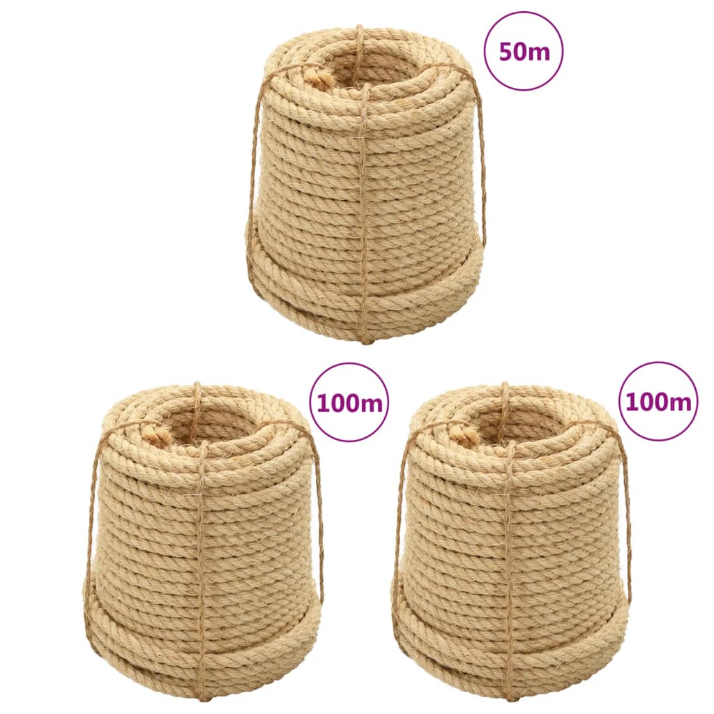 VidaXL Reb 3 stk 16 mm sisal