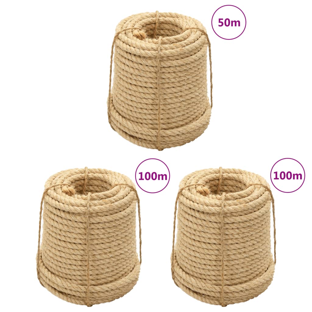 VidaXL Reb 3 stk 20 mm sisal
