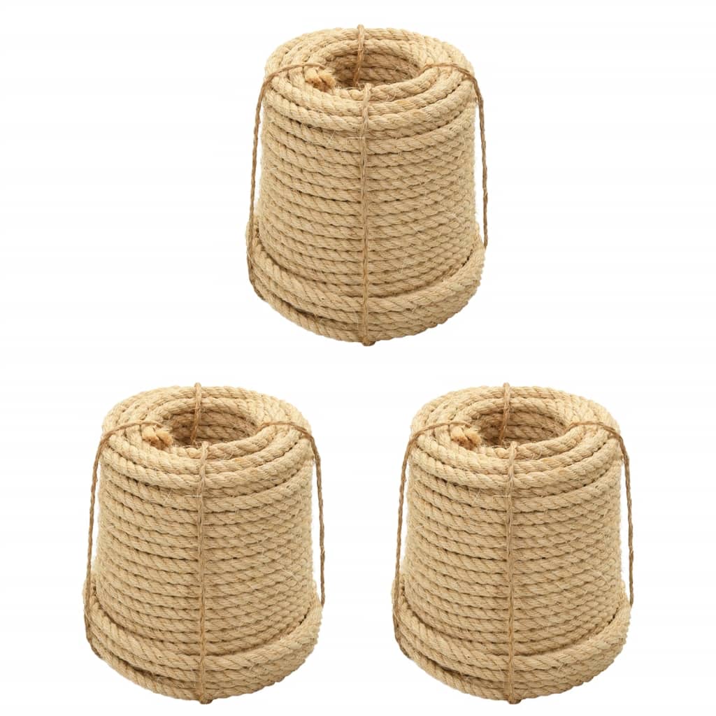 VidaXL Reb 3 stk 20 mm sisal