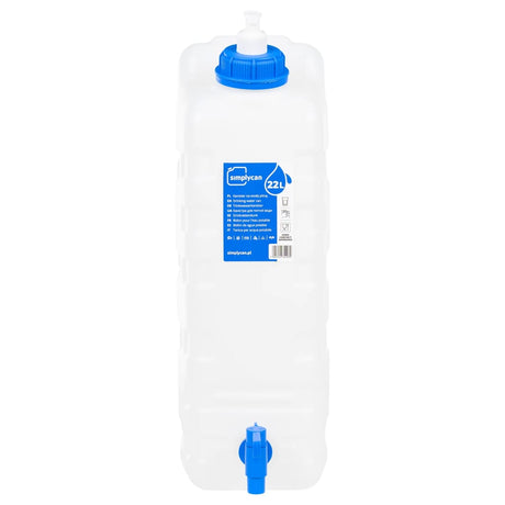 VidaXL vandtank med hane og sæbedispenser 20 l plast