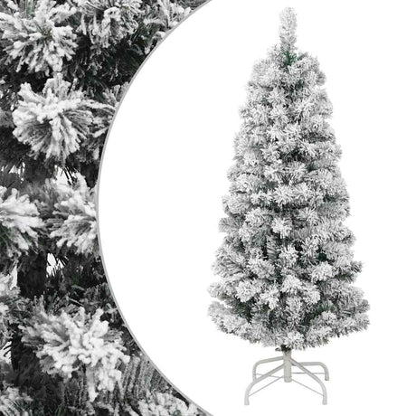Vidaxx kunstigt juletræ med hængsler og sne 150 cm