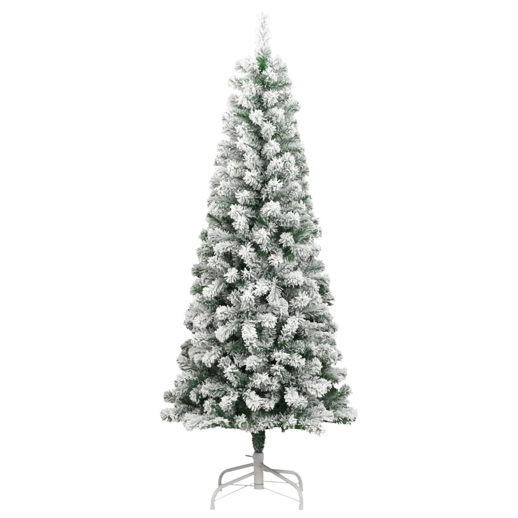 Vidaxx kunstigt juletræ med hængsler og sne 240 cm