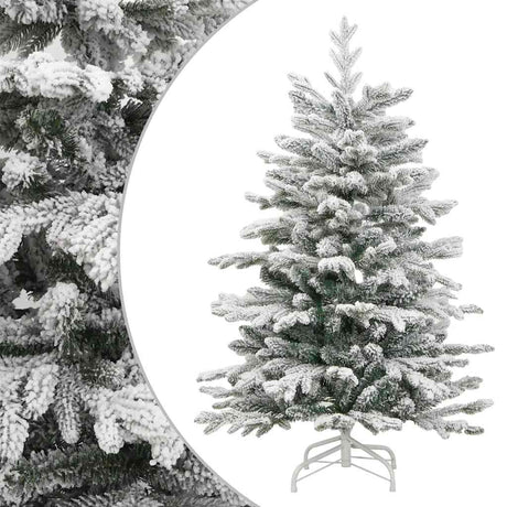Vidaxl kunstkerstboom met scharnieren en sneeuw 180 cm