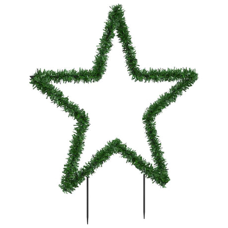 Vidaxx julebelysningsstjerne med jordspyd 80 LED'er 60 cm