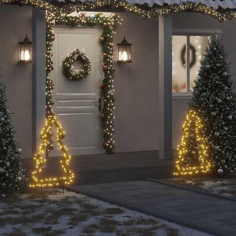 Vidaxx julelys med jordspyd træ 115 LED'er 90 cm