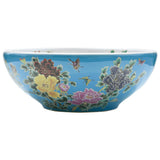 Vidaxx overflademonteret vask rund φ41x14 cm keramik flerfarvet
