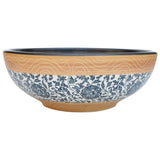 Vidaxx overflademonteret vask rund φ41x14 cm keramik flerfarvet