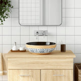 Vidaxx overflademonteret vask rund φ41x14 cm keramik flerfarvet