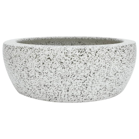 Vidaxx påbygningsvask rund φ41x14 cm keramisk grå